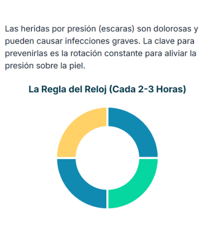 Ejemplo de movilización y prevención de lesiones por presión